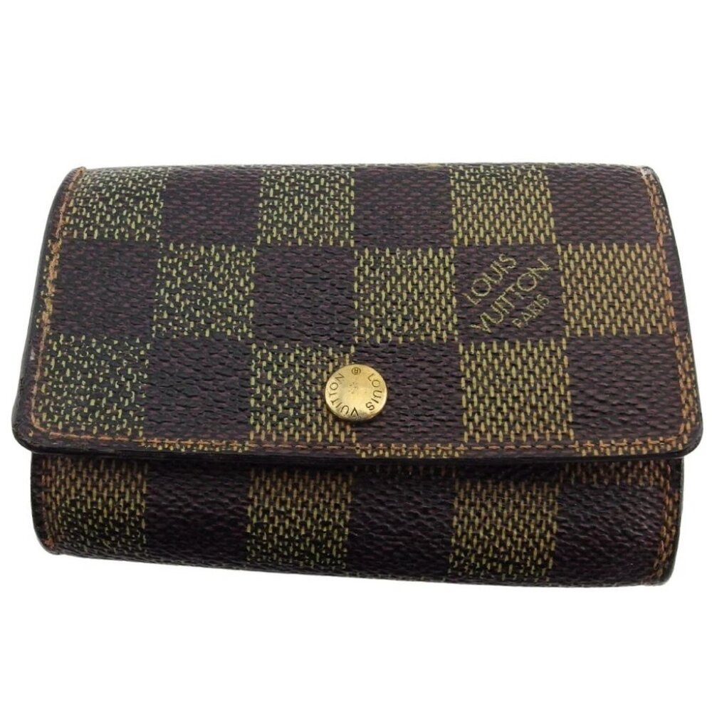 LOUIS VUITTON Key holder Brown beige Women N62630 Authentic secondhand